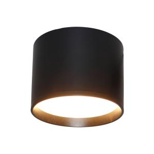 Foco LED Lindby Nivoria, Ø 12 cm, negro arena
