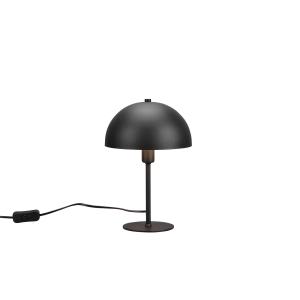 Trio Lighting Lámpara de mesa NOLA, altura 30 cm, negro/oro