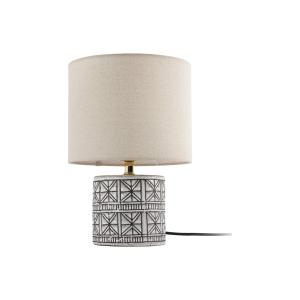 Lucande lámpara de mesa Thalorin, altura 36,5 cm, cerámica