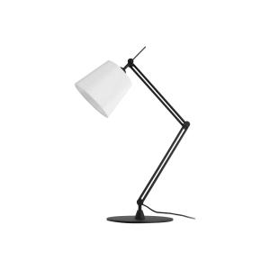 Lucande lámpara de mesa Caelia con pantalla textil, regulab…