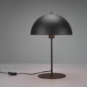 Trio Lighting Lámpara de mesa NOLA, altura 45 cm, negro/oro