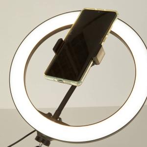 Searchlight Lámpara LED Selfie Tripod, soporte móvil USB CC…