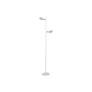 Aluminor Declic lámpara de pie LED 2 luces, blanco