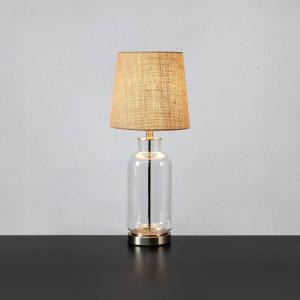 Markslöjd Lámpara de mesa Costero, transparente/Natural, 61…