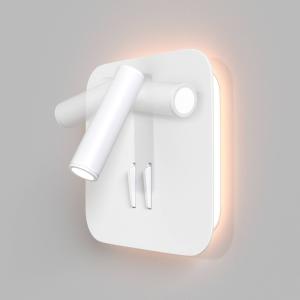 Maytoni Aplique de pared iOS 176 LED, angular, blanco