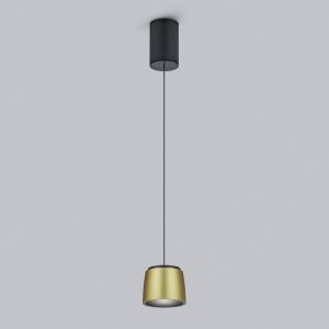 Helestra Ove lámpara colgante LED Ø9,5cm oro-negro