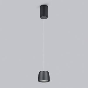 Helestra Ove lámpara colgante LED Ø9,5cm 927 negro