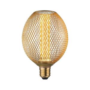 Paulmann Globe LED MetallicGlow Espiral E27 latón