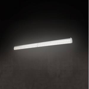 Slamp Lámpara LED colgante Modula Doble, plisada, gris