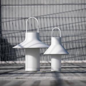 LOOM DESIGN Lámpara de mesa LED recargable Shadow Small, bl…