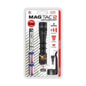 Maglite Linterna LED Mag-Tac II, Cell CR123, negro