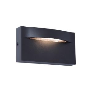Viokef Aplique de exterior LED Vita, gris oscuro, 13,7 x 7,…