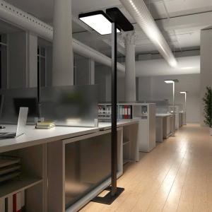 Arcchio Aila lámpara de pie para oficina LED, negra, sensor…