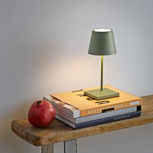 Sigor Nuindie mini lámpara de mesa LED recargable, redonda,…