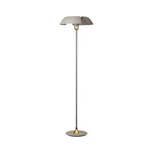Lámpara de pie AYTM Cycnus, taupe, hierro, altura 160 cm, E…