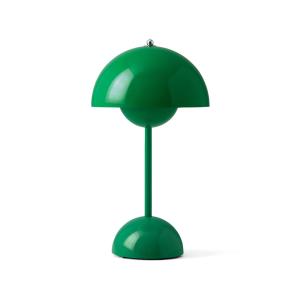 &Tradition Flowerpot VP3 lámpara de mesa, señal verde