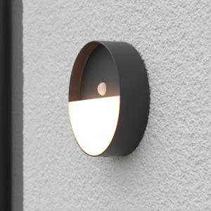 Eco-Light Aplique de exterior Meg LED recargable, antracita…
