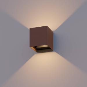 Aplique para exterior LED Calex Cube, Up/down, altura 10cm,…