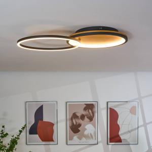 Eco-Light Kiru Plafón LED, pino, longitud 63,2 cm, madera