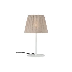 PR Home lámpara de mesa de exterior Agnar, blanco / marrón,…