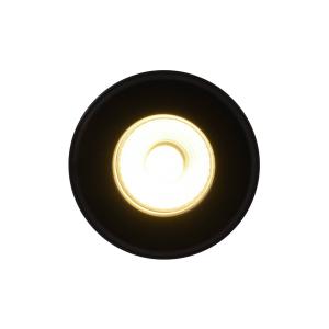 Nordlux Foco de techo empotrable LED Rosalee, negro, IP65,…