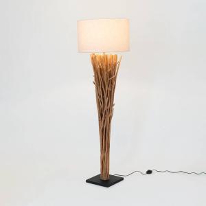 Holländer Palmaria lámpara de pie, color madera/beige, altu…