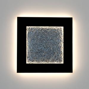 Holländer Plenilunio Eclipse aplique de pared LED, marrón/p…