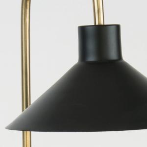Holländer Oktavia lámpara de mesa, negro/oro, altura 58 cm,…