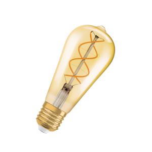 OSRAM LED Vintage 1906 Edison, dorado, E27, 4 W, 2.000 K, a…