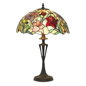 Artistar Lámpara de mesa Athina en estilo Tiffany