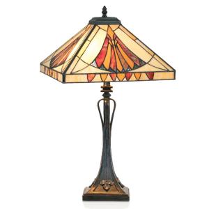 Artistar Lámpara de mesa elegante AMALIA estilo Tiffany