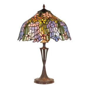 Artistar Lámpara de mesa KT1082 PBLM11 en estilo Tiffany