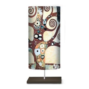 Artempo Italia Lámpara de pie Klimt I con motivo artístico