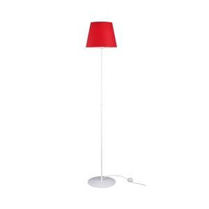 Aluminor Store lámpara de pie, blanco/rojo