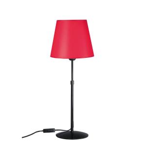 Aluminor Store lámpara de mesa, negro/rojo