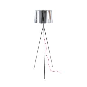 Aluminor Tropic lámpara de pie cromo, cable rojo