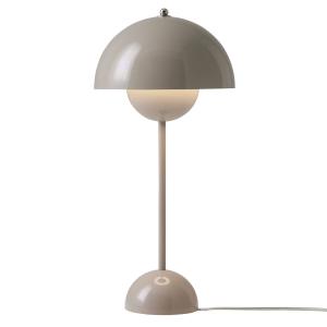 &Tradition Flowerpot VP3 lámpara de mesa, gris-beige