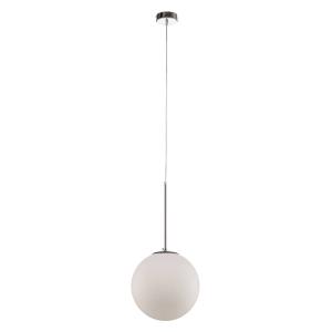 ALDEX Lámpara colgante Bosso, 1 luz, blanco/cromo 30cm