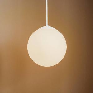 ALDEX Lámpara colgante Bosso, 1 luz, blanca, 30cm
