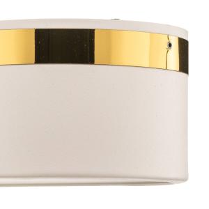 Euluna Lámpara de techo Tilden, 50 cm, blanco/oro