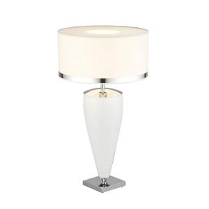 Argon Lámpara de mesa Lund, blanco/opal, altura 70 cm
