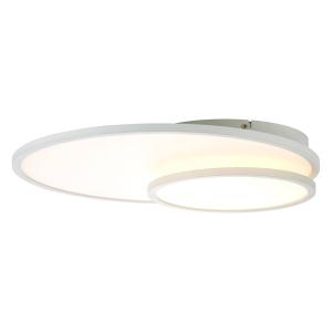 Brilliant Lámpara LED de techo Bility, redonda, marco blanc…