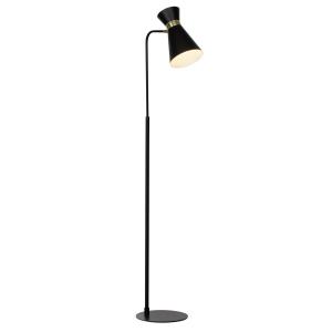 Brilliant Lámpara de pie Goldy, orientable