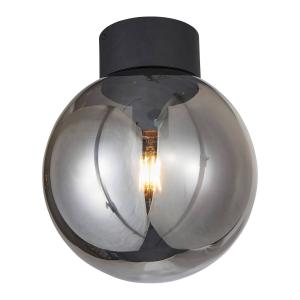 Brilliant Lámpara de techo Astro, pantalla esfera gris Ø25c…