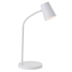 Brilliant Lámpara de mesa LED Illa, blanco