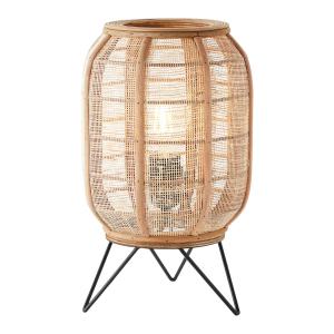 Brilliant Lámpara de mesa Tanah con bambú