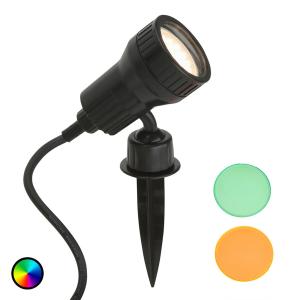 Briloner Foco con pica LED Terra con filtro de color inclui…