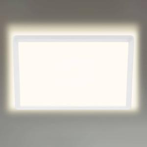 Briloner Plafón LED Slim, angular 29,3 x 29,3 cm