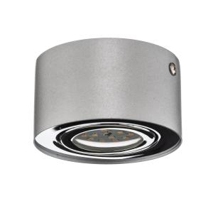 Briloner Bombilla tubular LED downlight, color plata