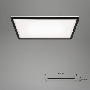 Briloner Lámpara de techo LED Slim smart black Dime CCT 42x…
